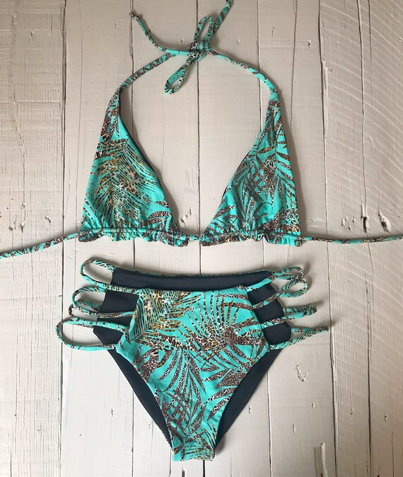 tropical bikini set