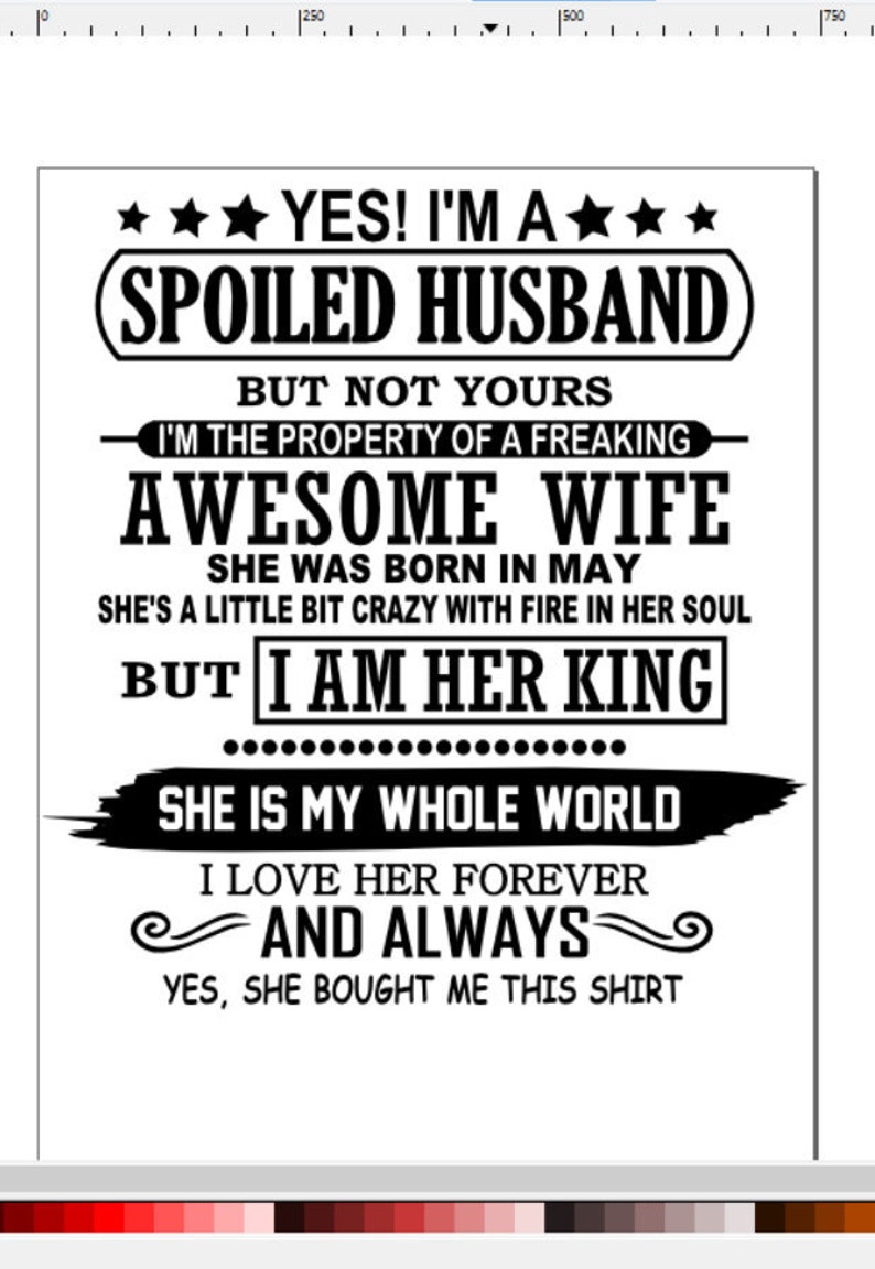 spoiled by husband