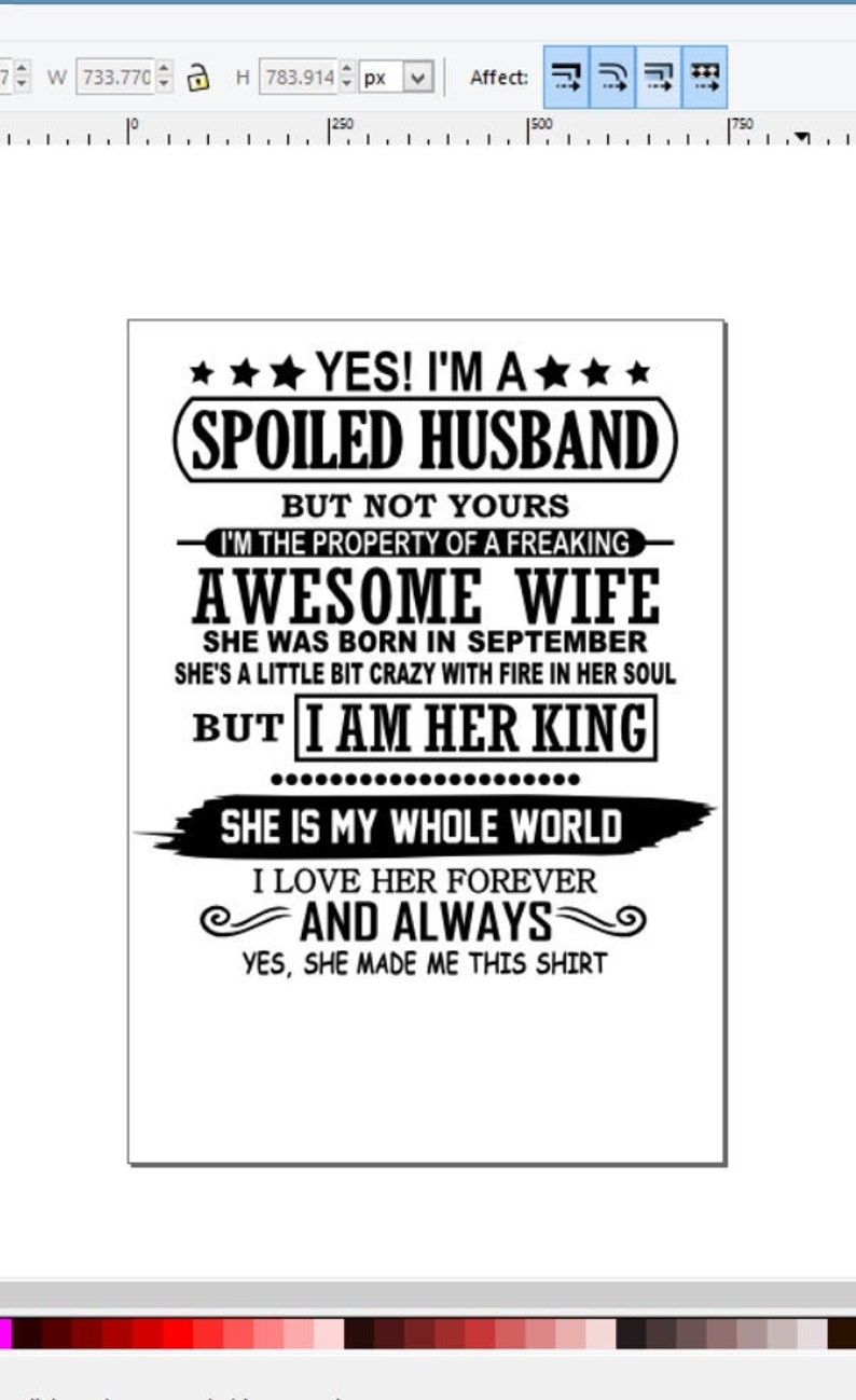 spoiled by husband
