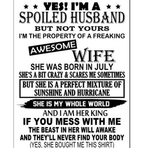 Free Free Spoiled Husband Svg SVG PNG EPS DXF File
