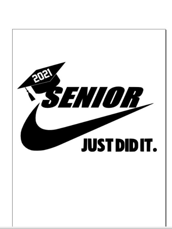 Download Senior 2021 graduation graduate nike just do it just did ...
