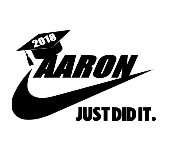 Download Custom Made Nike Senior 2018 2019 2020 Just Did It Graduation Etsy