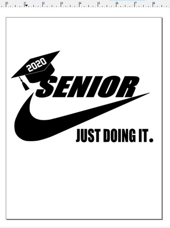 Download Senior 2020 graduation graduate nike just do doing it just ...