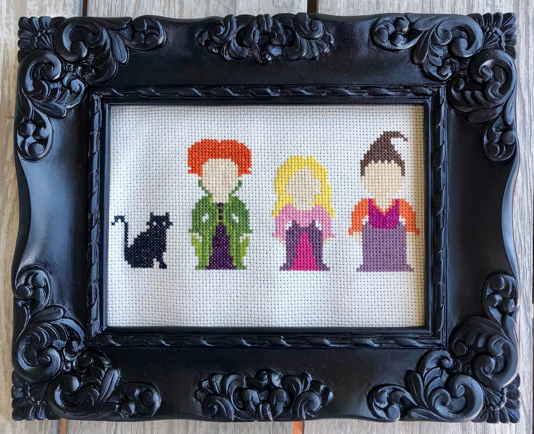 Hocus Pocus Cross Stitch Pattern Hocus Pocus Cross Stitch Halloween
