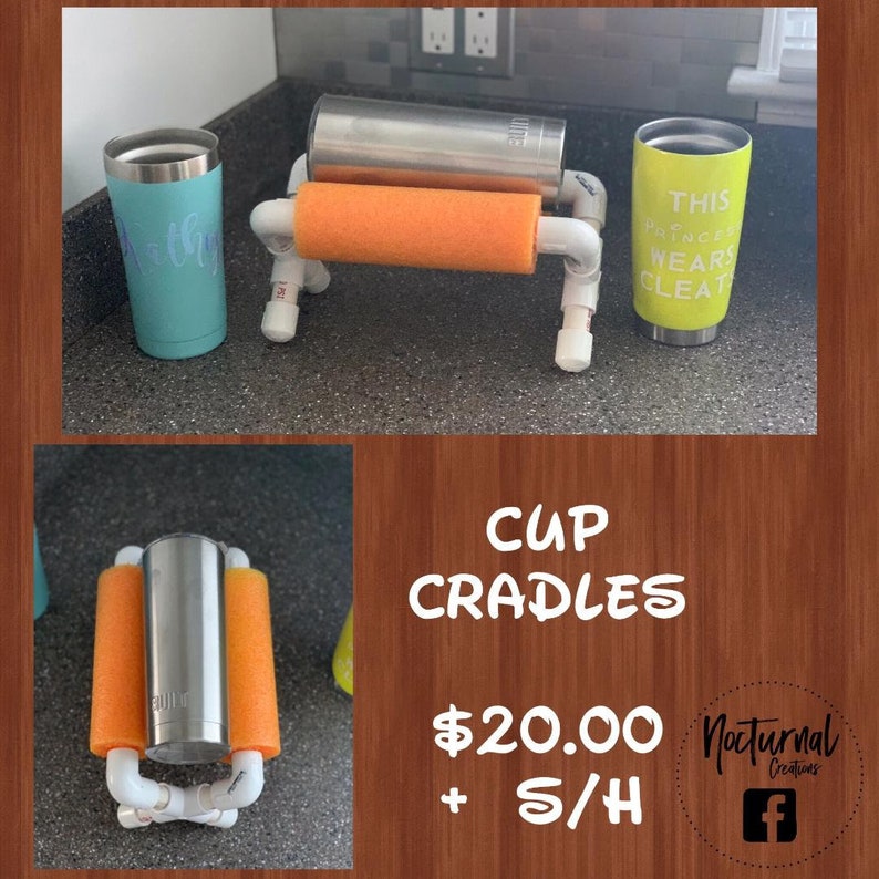 Tumbler Holder Tumbler Cradle Tumbler Caddy Cup Stand Etsy