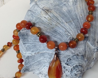 Beaded Necklace and Earring Set / Jewelry Set