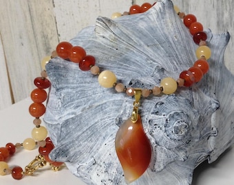 Beaded Necklace and Earring Set / Jewelry Set