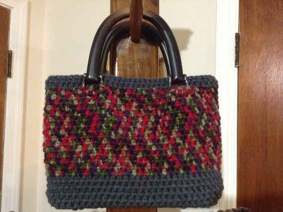 etsy crochet purse