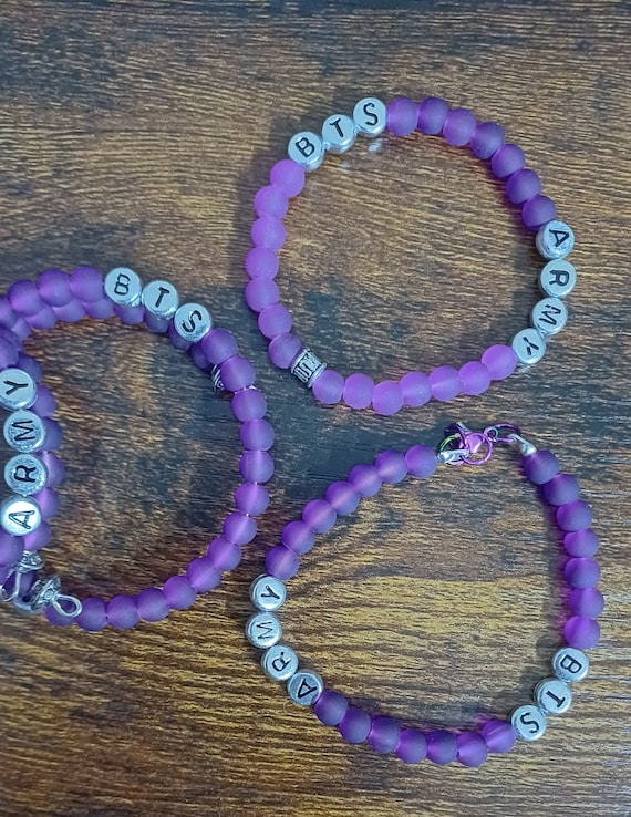BTS and ARMY Bracelets - Etsy