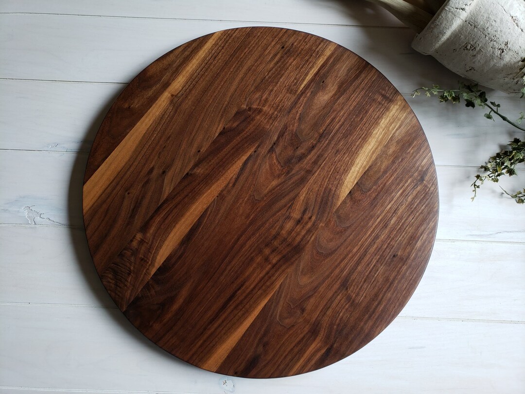 Round Pizza Serving Board 18 Pizza Paddle Cheese Etsy