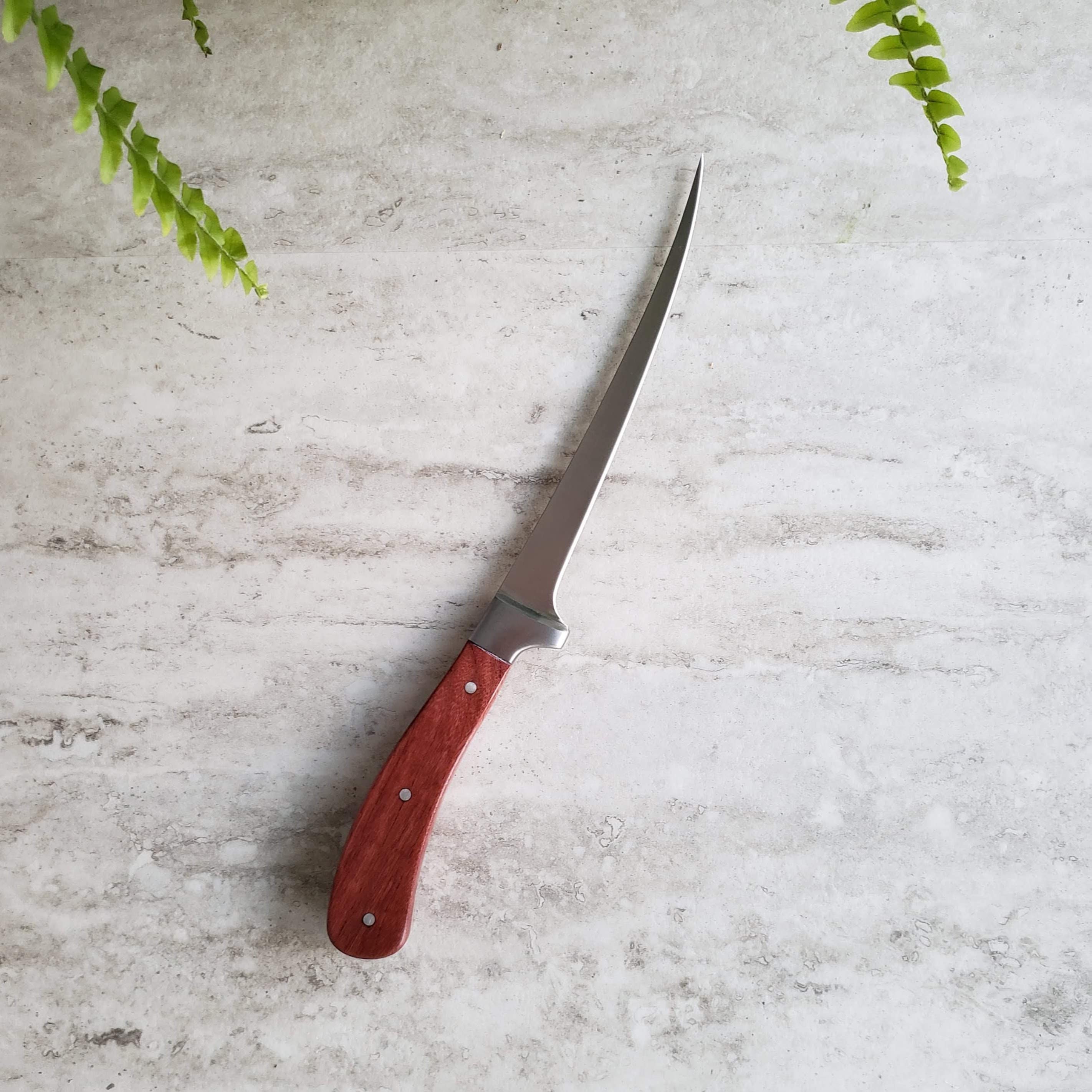VTG Maxam Steel French Chefs Knife 9 Stainless Blade & Original Knife  Sleeve
