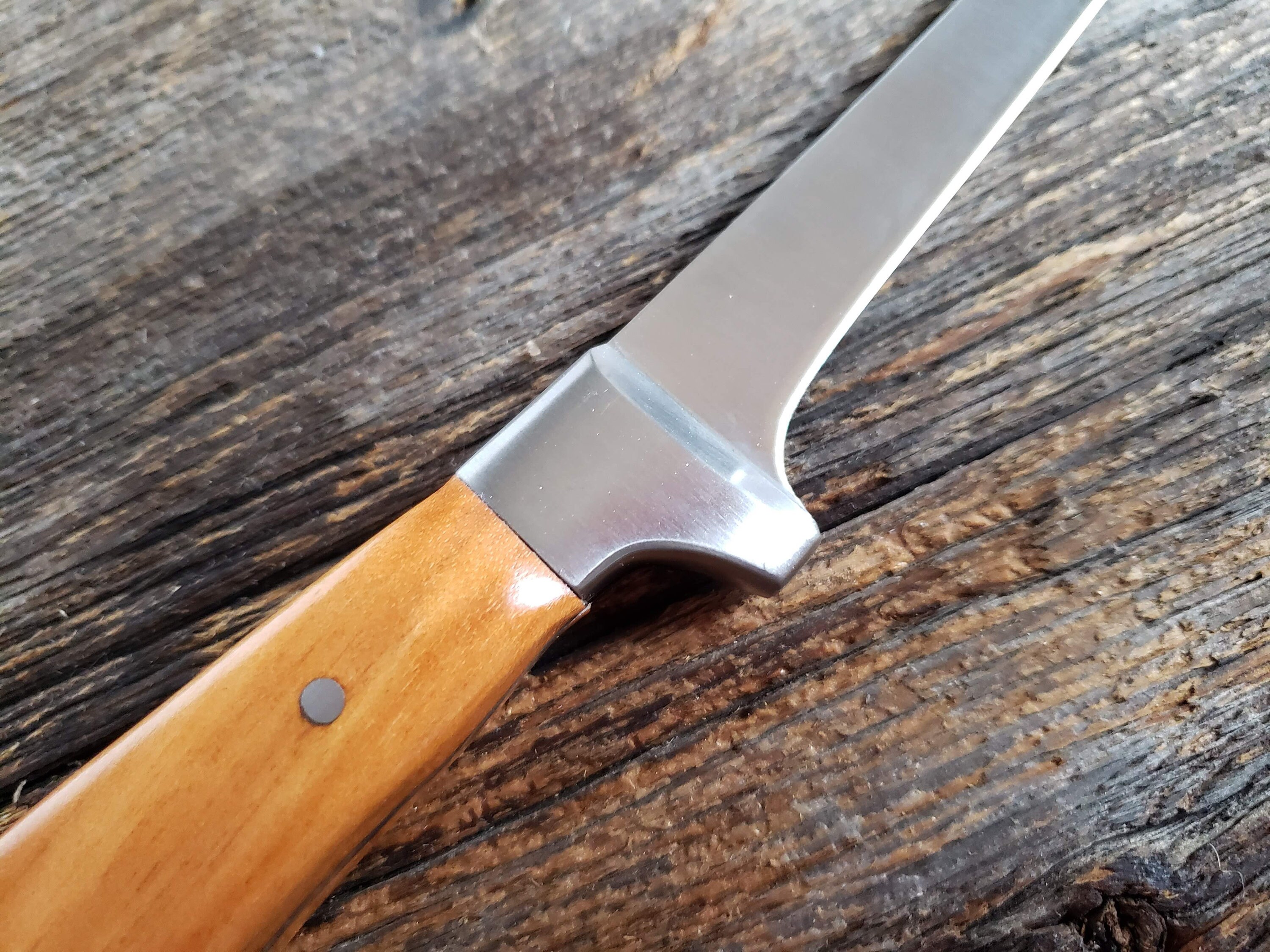 Fish Fillet Knife Exotic Wood Handle Goncalo Alves Etsy