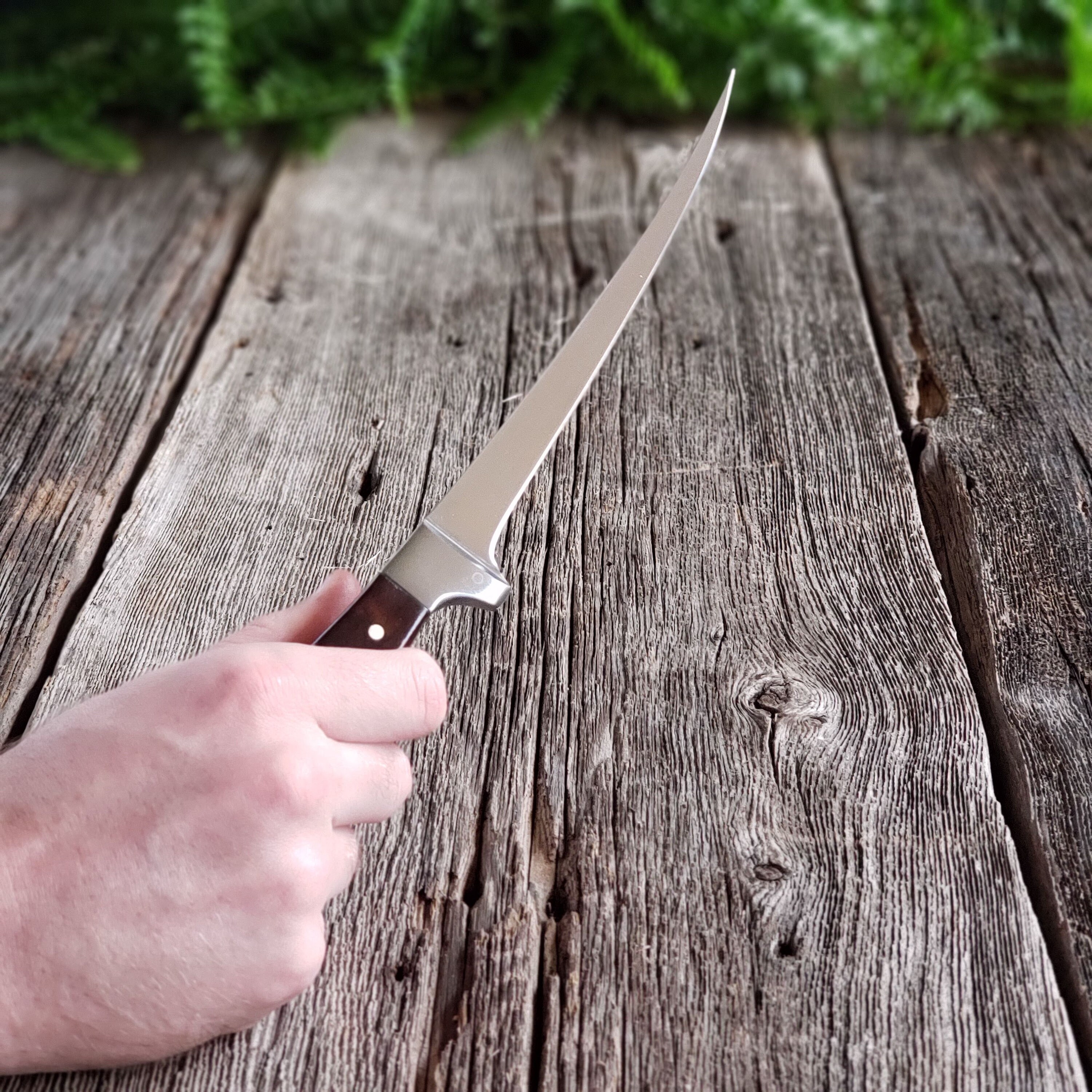 Fish Fillet Knife, Exotic Wood Handle, Custom, African Bengi -  Canada