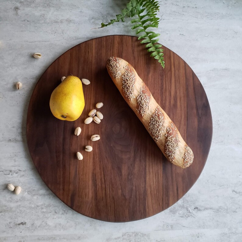 Round Pizza Serving Board 16 Pizza Paddle Cheese Etsy