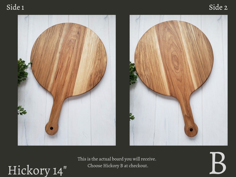 MyOldWhiskeyWorkshop Hickory Pizza Serving Board - Thumbnail 2