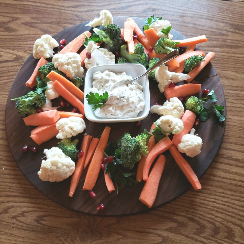 Round Pizza Serving Board 16 Pizza Paddle Cheese Etsy