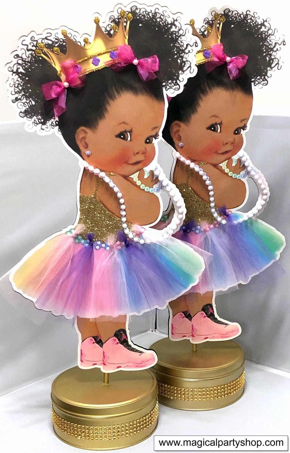 Baby Shower Crown Tiara Princess Pastel Rainbow | Etsy