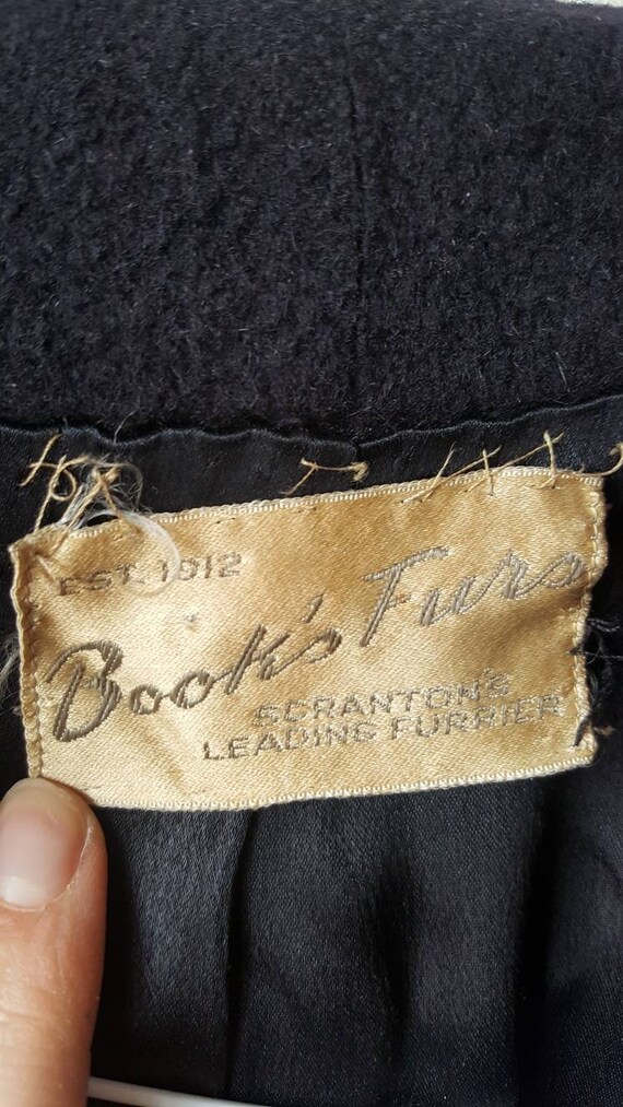 Vintage wool swing overcoat - image 3