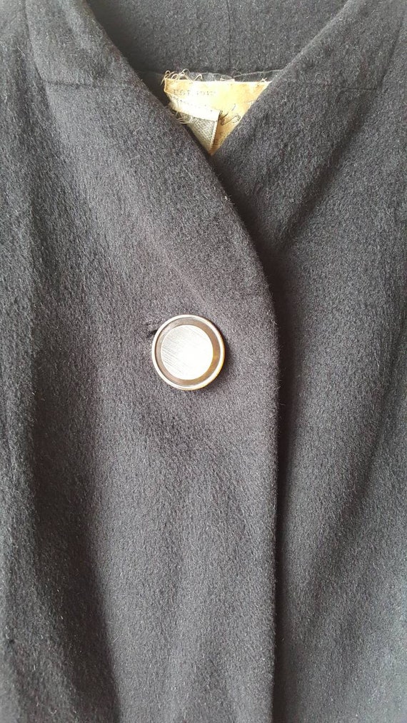 Vintage wool swing overcoat - image 4