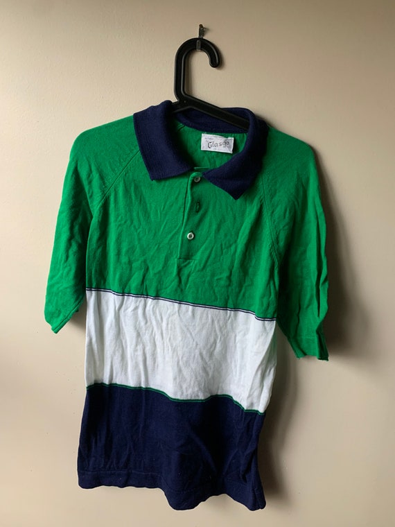 Vintage 60s/70s men’s golf polo shirt - image 1