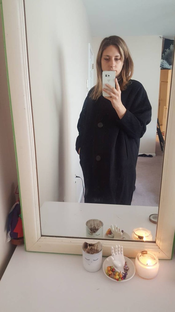 Vintage wool swing overcoat - image 5