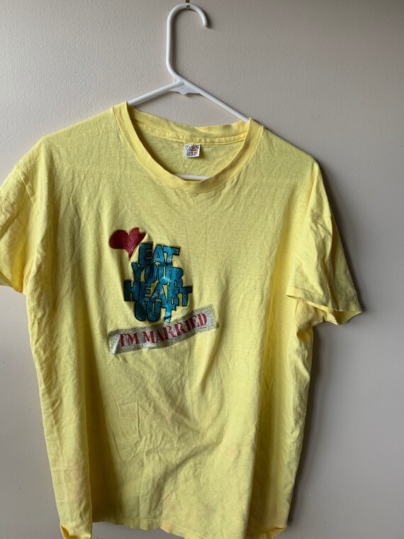 Vintage 70s soft glitter tee perfect condition. - image 1