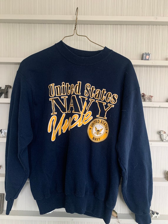 Vintage 90s Navy Uncle crewneck sweatshirt. - image 1
