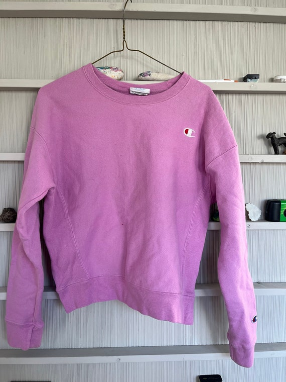 Pink Vintage 90s Champion crewneck sweatshirt