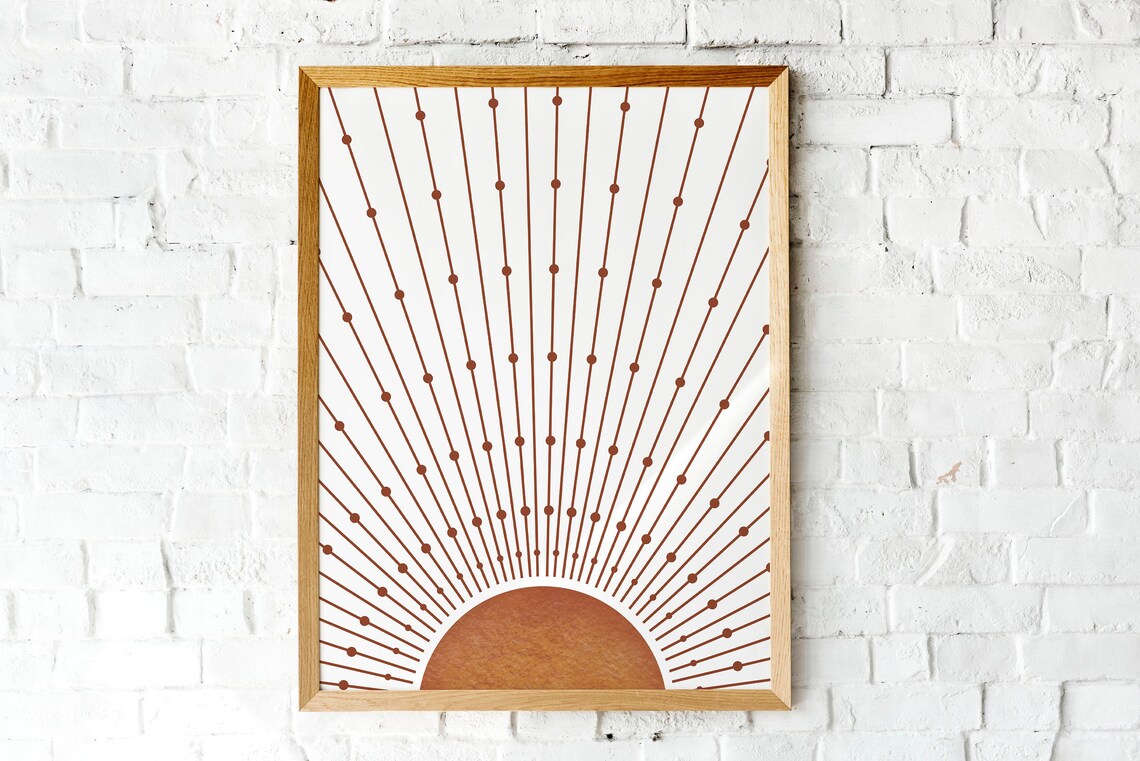 Sunlight Wall Decor Sun Wall Decor Sun Art Print Sun Wall Etsy