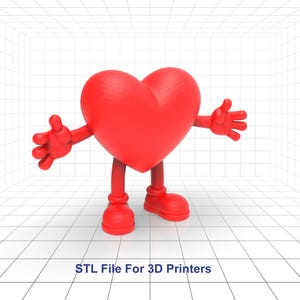 Plik STL serca, drukowanie serca w 3D, plik drukarki 3D Love, plik STL serca z dłońmi do drukowania w 3D