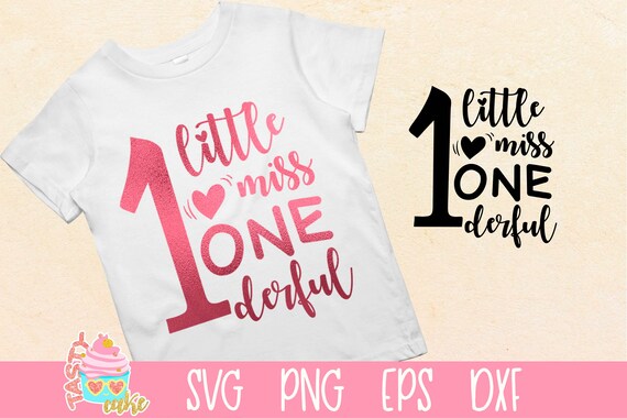 Download Little Miss Onederful 1st Birthday Svg First Birthday Svg Etsy