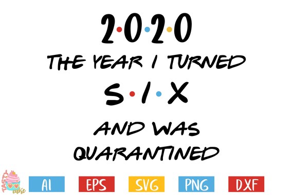 Download Sixth Birthday Svg Quarantine Birthday Svg 2020 The Year I Etsy