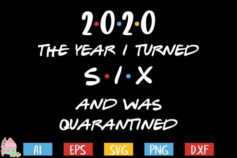 Download Sixth Birthday svg Quarantine birthday svg 2020 the Year I ...