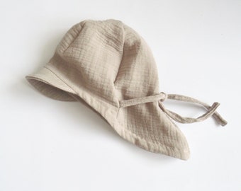 Muslin sun hat