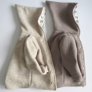 boiled wool coat