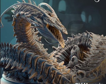 Old Mawgrin – Ancient Leviathan of the Deep | 3D Printed | Dungeons and Dragons | Mini | Dnd | Miniature | Fantasy | DM Stash | Monster