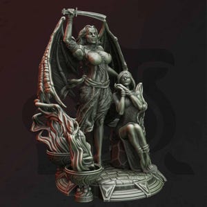 Erys – Vampiric Seductress | Dungeons and Dragons | Mini | Dnd | Miniature | Fantasy | DM Stash | Druid | Vampire | Queen | Demon | Monster