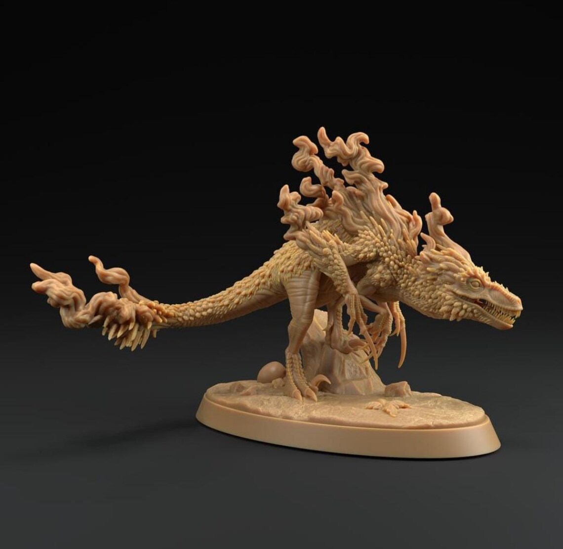 Shadowpteryx | 3D Printed | Dungeons and Dragons | Dinosaur | Raptor ...