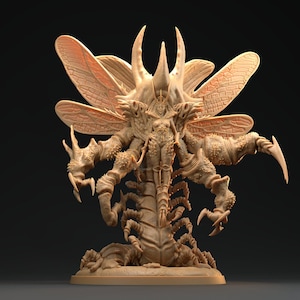 Malvessa, Queen of the Unseelie Court | 3D Printed | Dungeons and Dragons | Mini | Fairy | Dnd | Miniature | Fantasy | Dragon Trapper&#39;s |