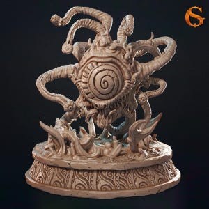 Beholder Hypnotist | 3D Printed | Villain | Mini | Miniature | Fantasy | SolGood Creation | Dungeons and Dragons | Eye | Monster | Psychic
