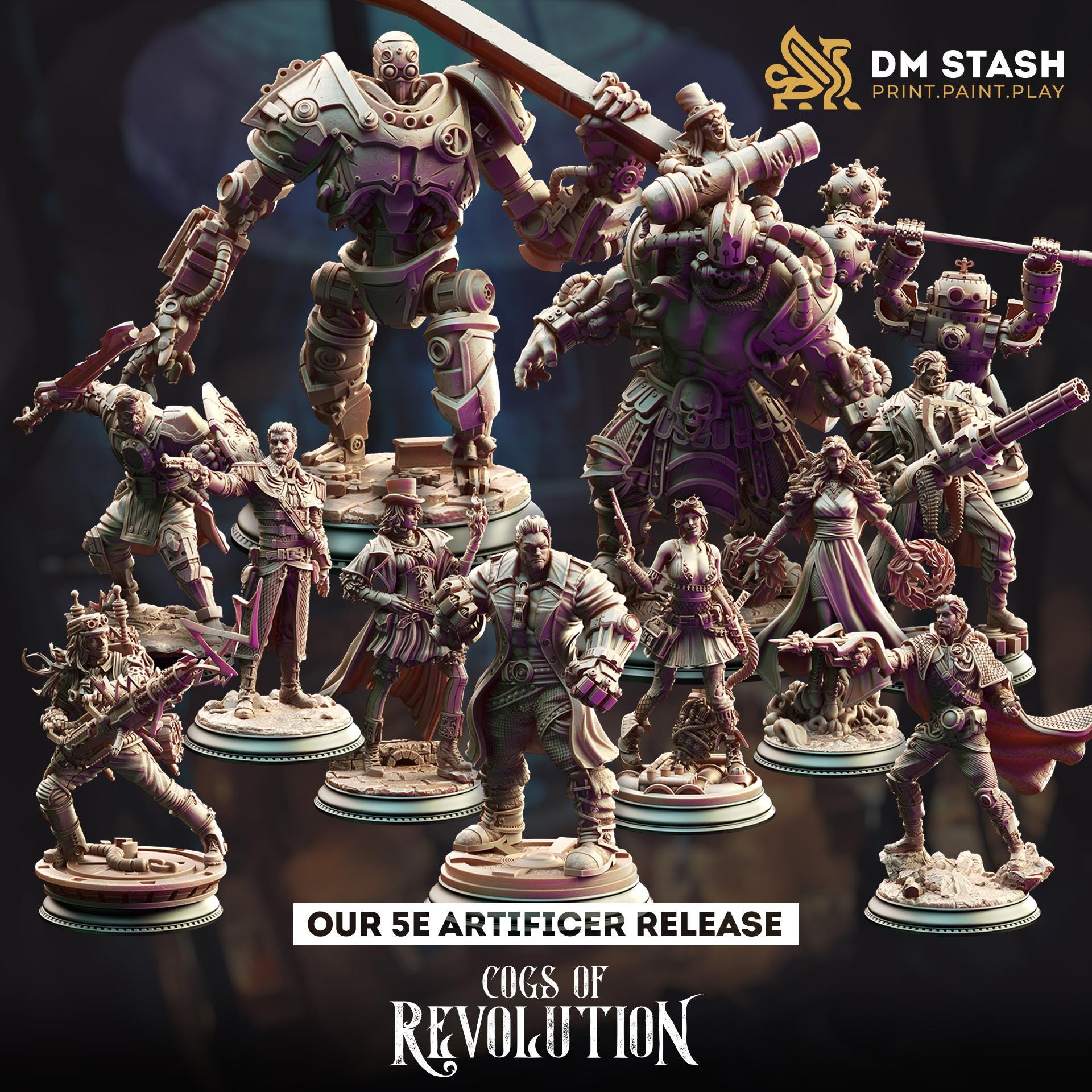 Simulacrums Deviantart Minor Venators – Clockwork Simulacrums | 3D Printed | Dungeons and ...