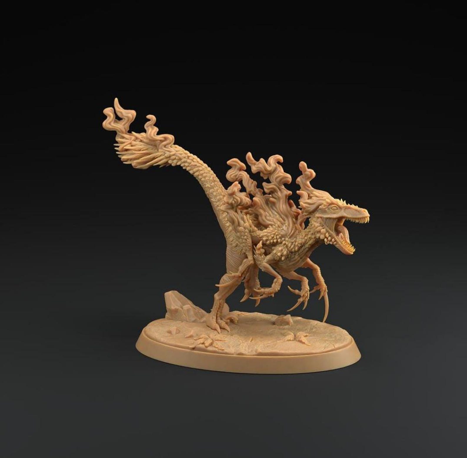 Shadowpteryx | 3D Printed | Dungeons and Dragons | Dinosaur | Raptor ...