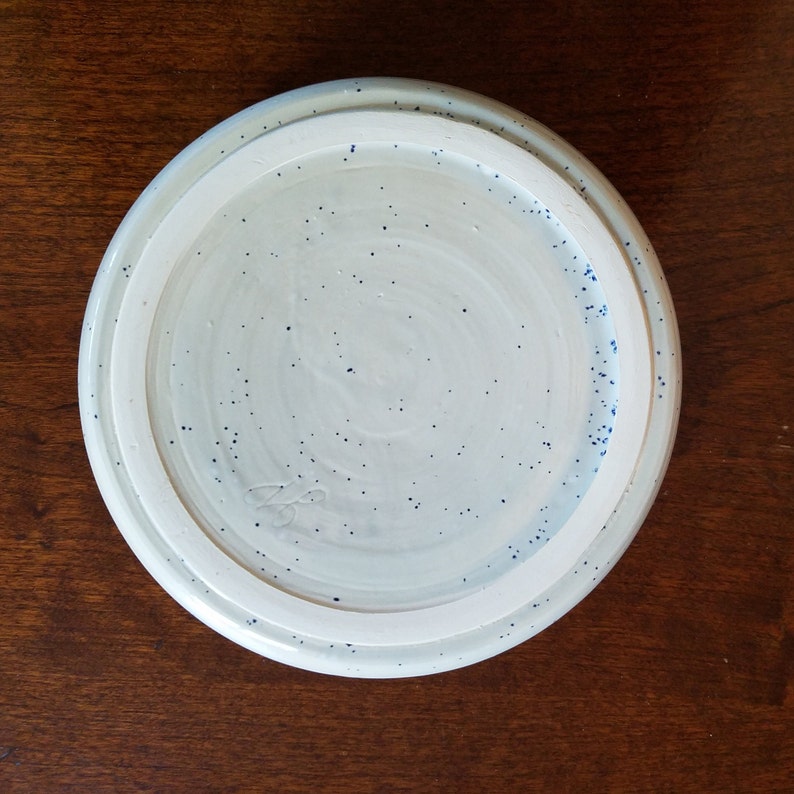 Modern Set of 4 Handmade Ceramic Pasta or Salad Bowls Oatmeal Kitchen Display Speckled White Wheel Thrown Ceramic Pottery Ramen
