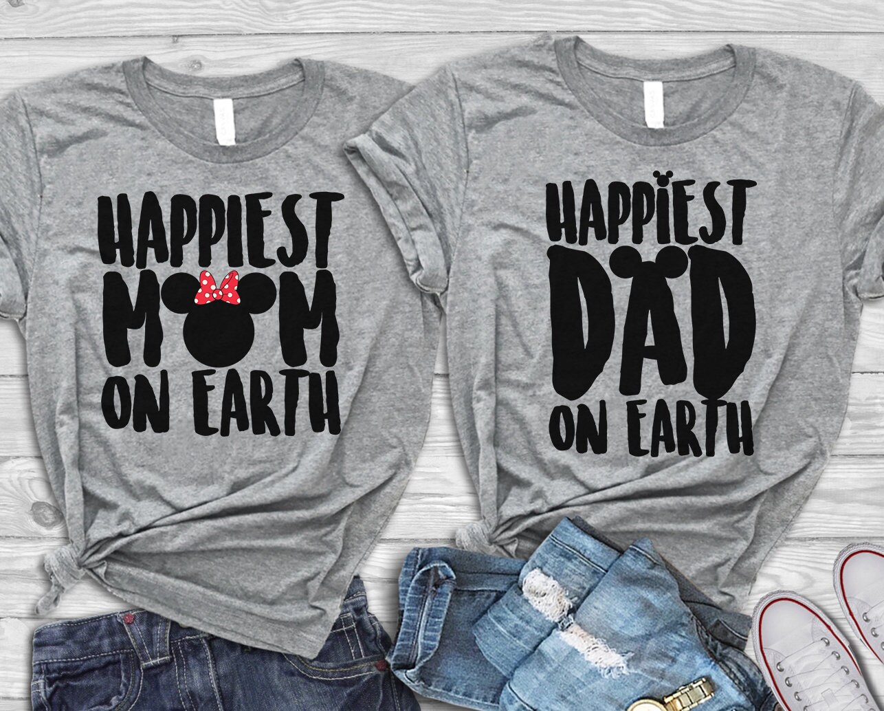 mom and dad disney shirts