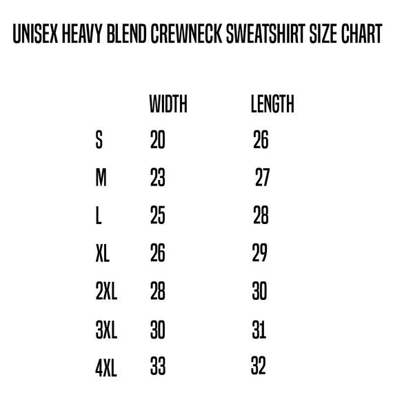 Disney Size Chart