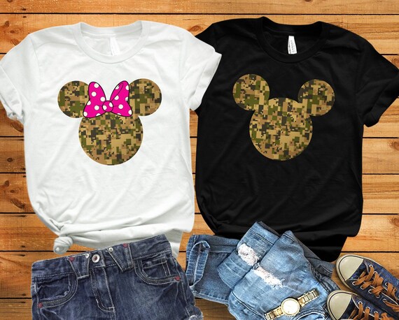 camo disney shirt
