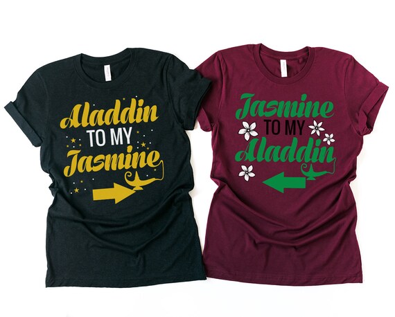 aladdin couple shirts