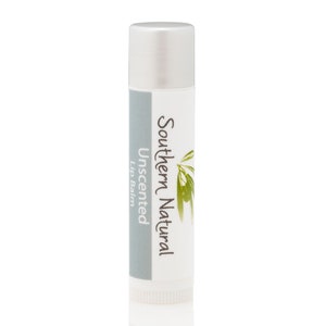 Unscented Lip Balm, Unflavored Natural Lip Balm, Handmade Lip Balm, All Natural Lip Treatment for Dry Lips, Natural Lip Salve