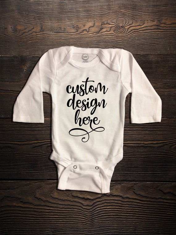 personalized baby bodysuit
