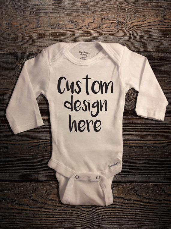 etsy personalized onesie